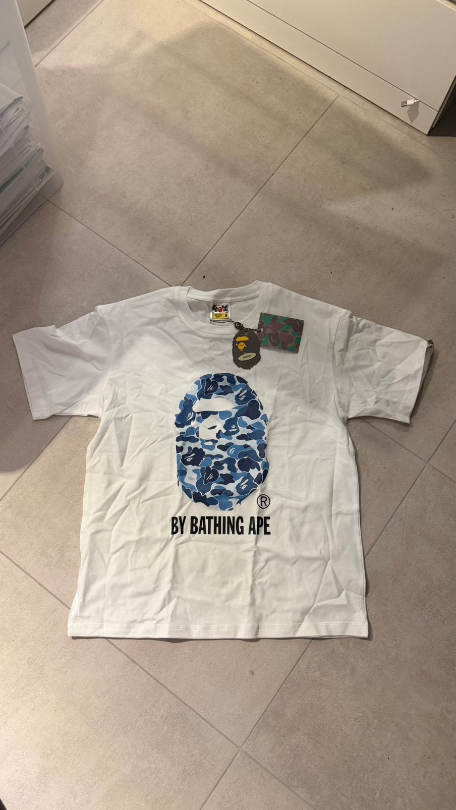 T-shirt Bape taille M, Envoi, Neuf, Taille 48/50 (M), Blanc