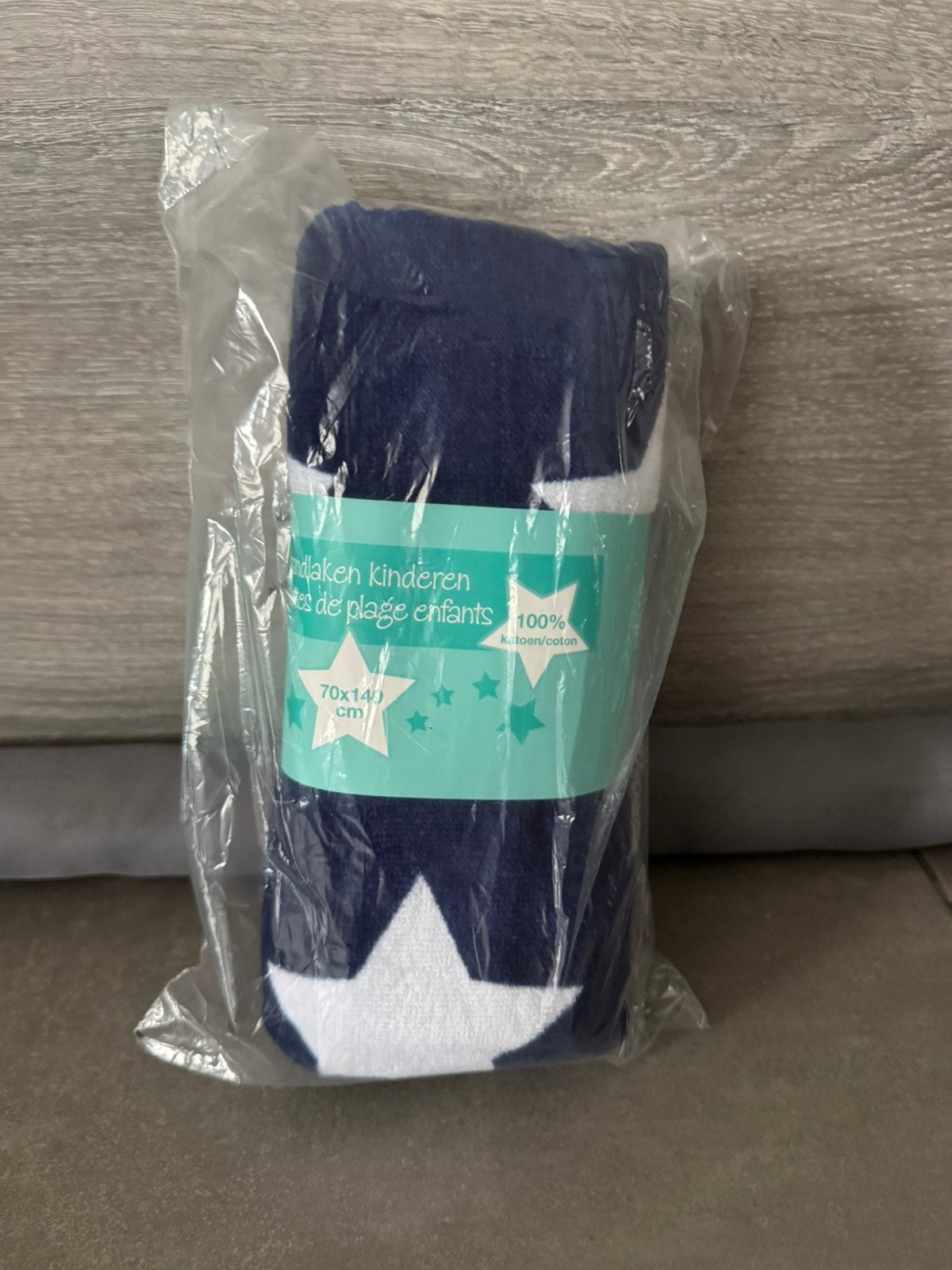 Strandlaken kinderen ster 70x140cm, Kinderen en Baby's, Ophalen, Jongen of Meisje, Nieuw, Overige maten