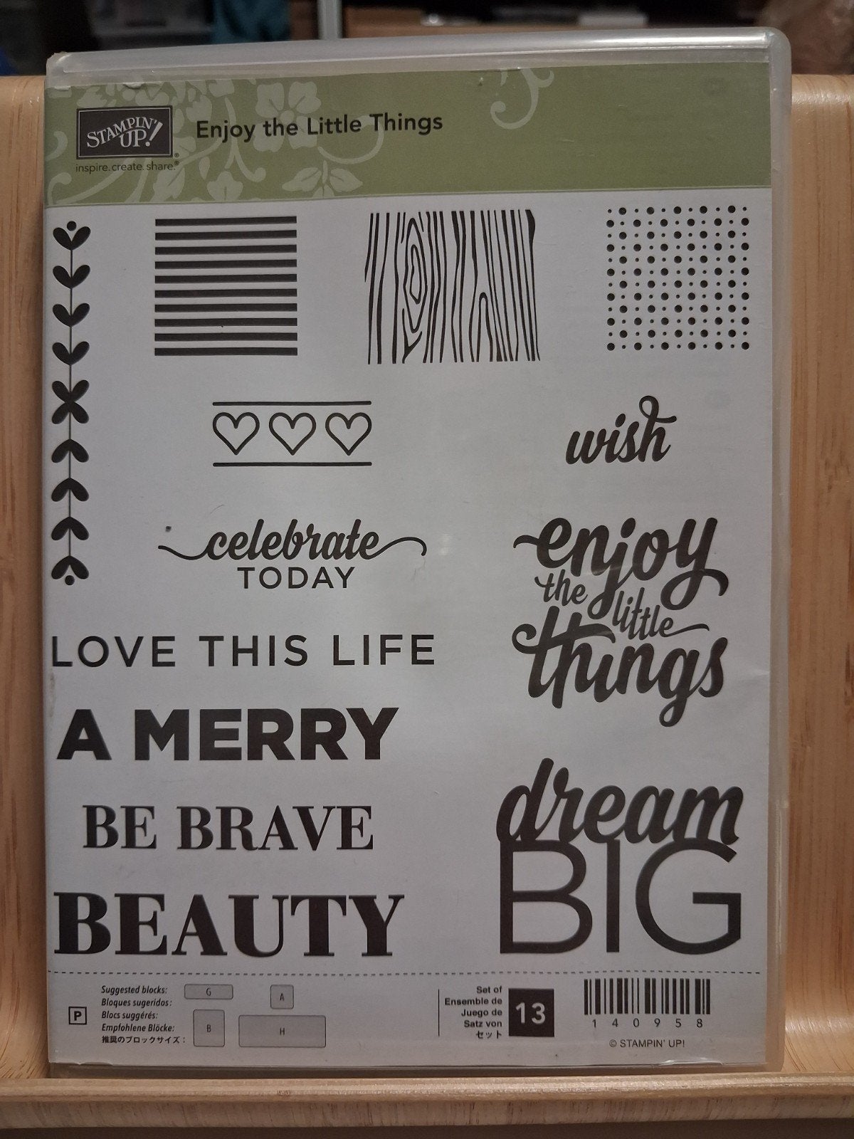 Stampin Up - Stempelset Enjoy the little Things, Ophalen