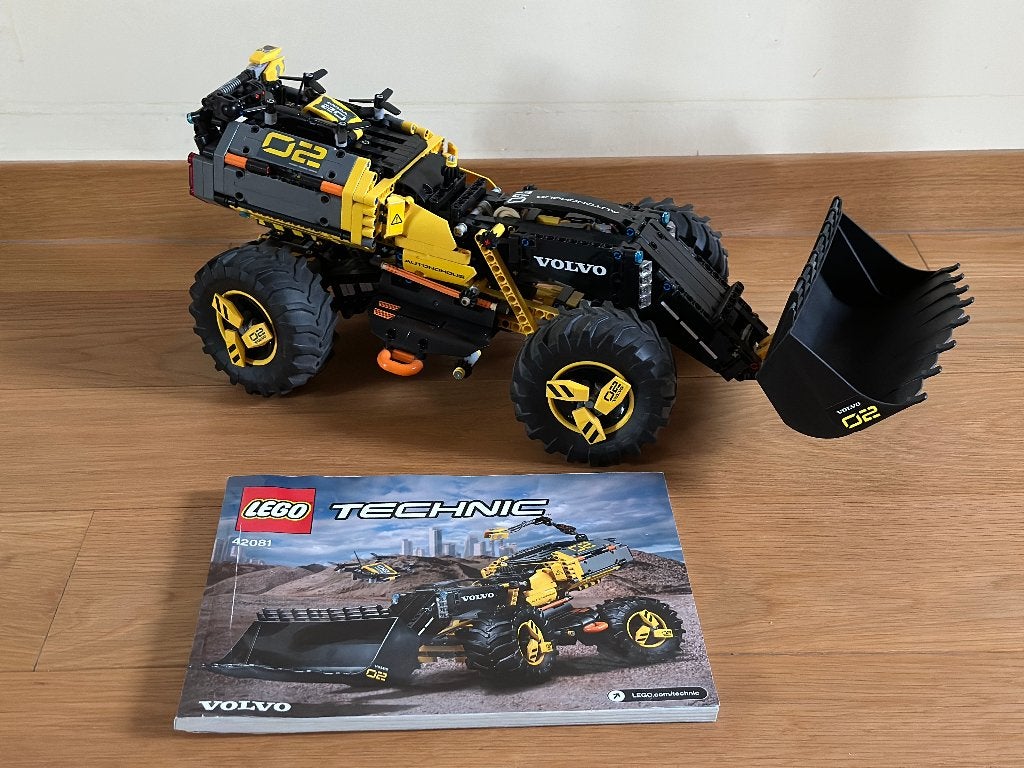 Lego Technic 42081 Volvo Concept wiellader ZEUX, Inclusief instructies, Gebruikt, Lego, Ophalen of Verzenden