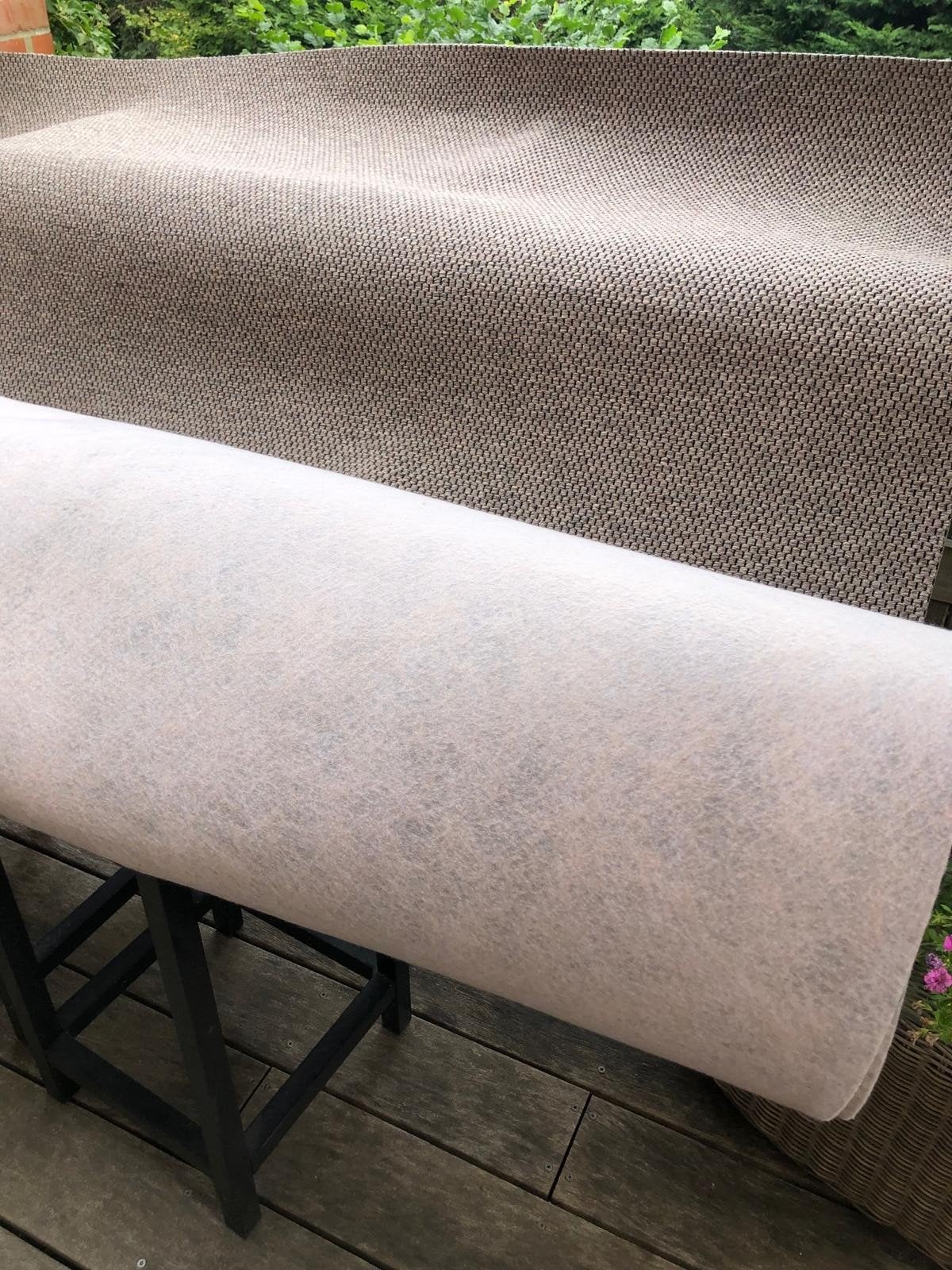 vast tapijt grijsbruin NIEUW!, Ophalen