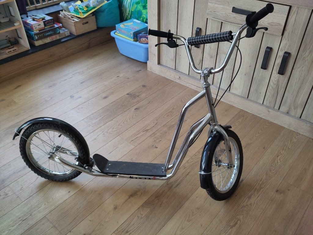 Trottinette vintage chrome, Enlèvement, Utilisé, Step simple, Ninja