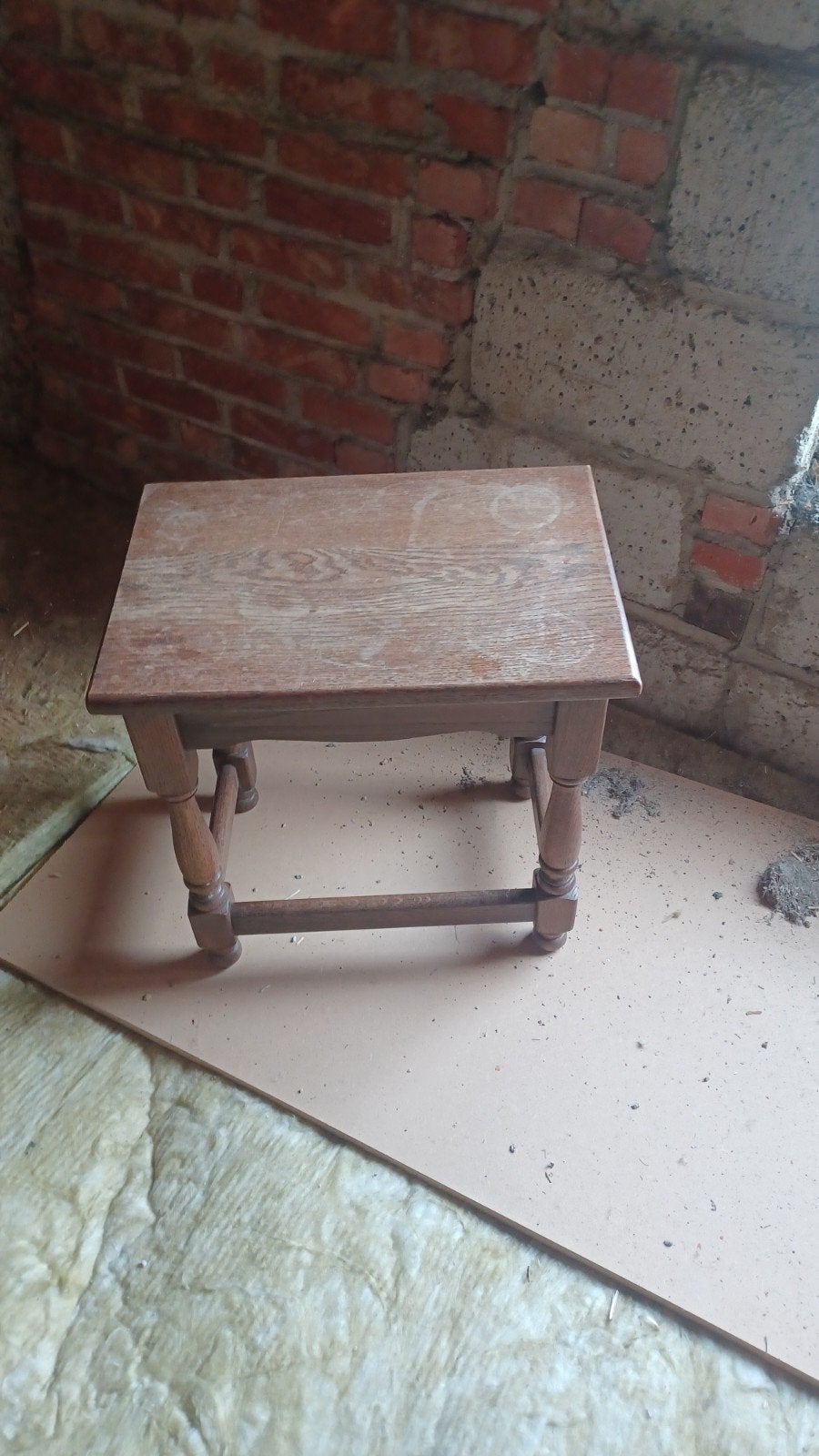 table salon en bois 45 sur 31 cm, Moins de 55 cm, Enlèvement, Utilisé, Rectangulaire