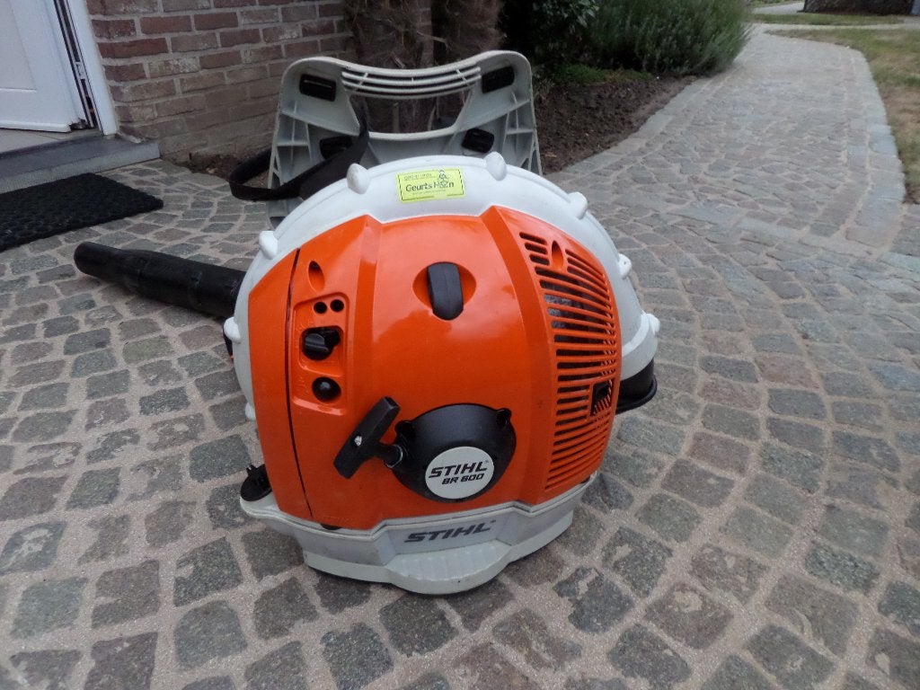 Bladblazer van STIHL type BR600, Tuin en Terras, Ophalen, Gebruikt, Ruggedragen, Stihl