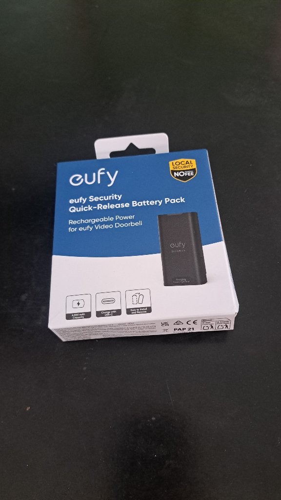 Eufy security batterij voor camera, TV, Hi-fi & Vidéo, Caméras de surveillance, Enlèvement ou Envoi, Neuf, Caméra extérieure