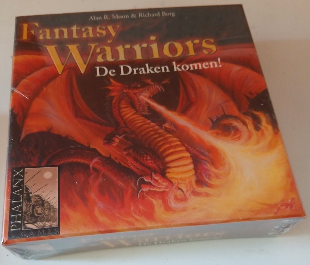 Fantasy Warriors De Draken Komen, Een of twee spelers, Ophalen, Nieuw, White Goblin Games