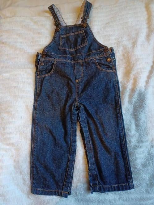 petit bateau ,une salopette en jeans t. 18mois, Ophalen of Verzenden