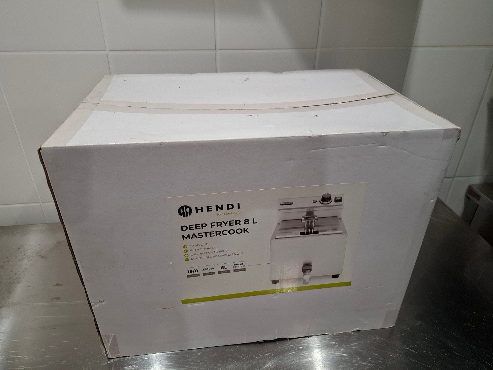 Friiteuze Hendi 8 liter, Zakelijke goederen, Ophalen, Nieuw in verpakking