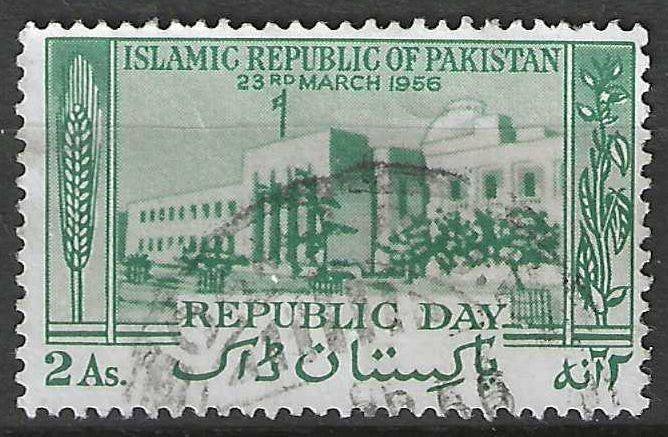 Pakistan 1956 - Yvert 28 - État islamique - 2 heures (ST), Envoi, Affranchi