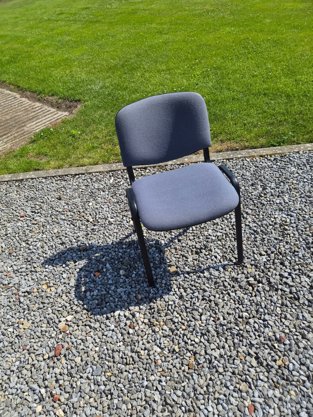 Set van 12 vergaderstoelen CLP ken, Enlèvement, Gris, Tissus