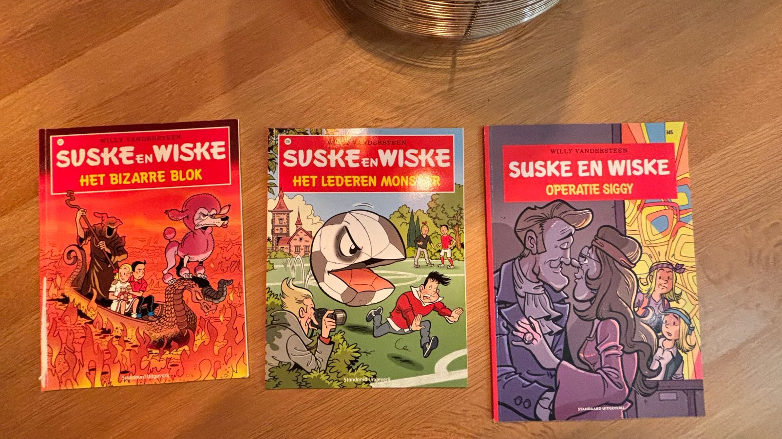 Suske en Wiske (eerste druk) nrs 317-335-345, Boeken, Ophalen, Gelezen
