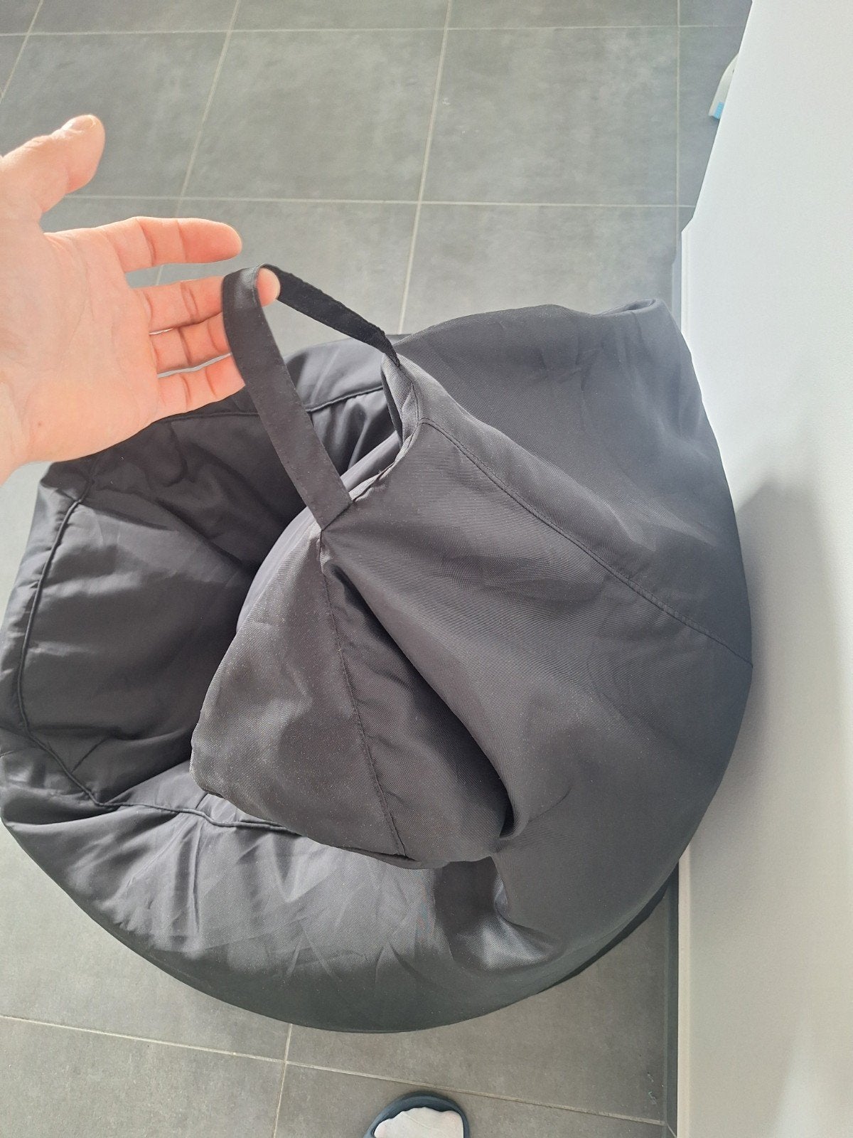 Pouf poire, Huis en Inrichting, Zitzakken, Ophalen, Zitzak