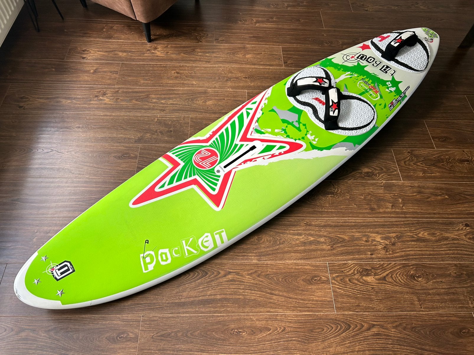 Storm op komst: Tabou Pocket Wave 72 - Carbon Kevlar board, Watersport en Boten, Ophalen, Tabou, Minder dan 250 cm, Zo goed als nieuw