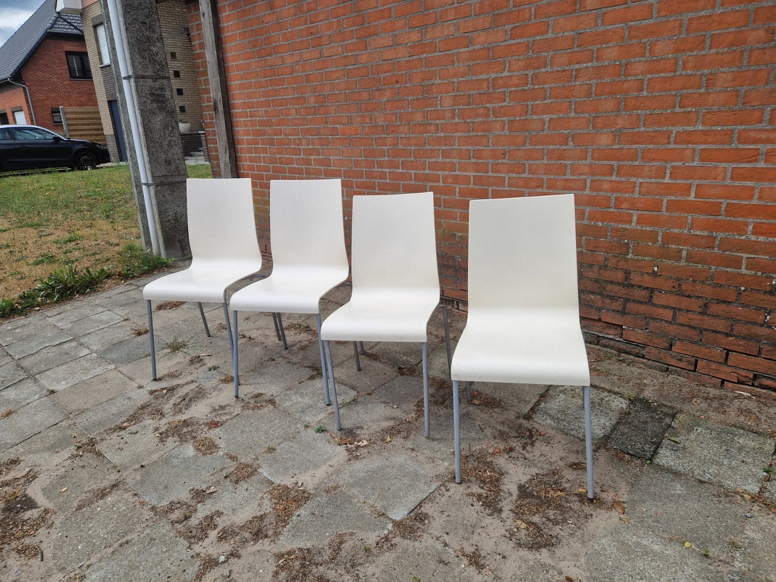 147 sièges + 50 chaises hautes, Enlèvement, Utilisé, Blanc, Synthétique