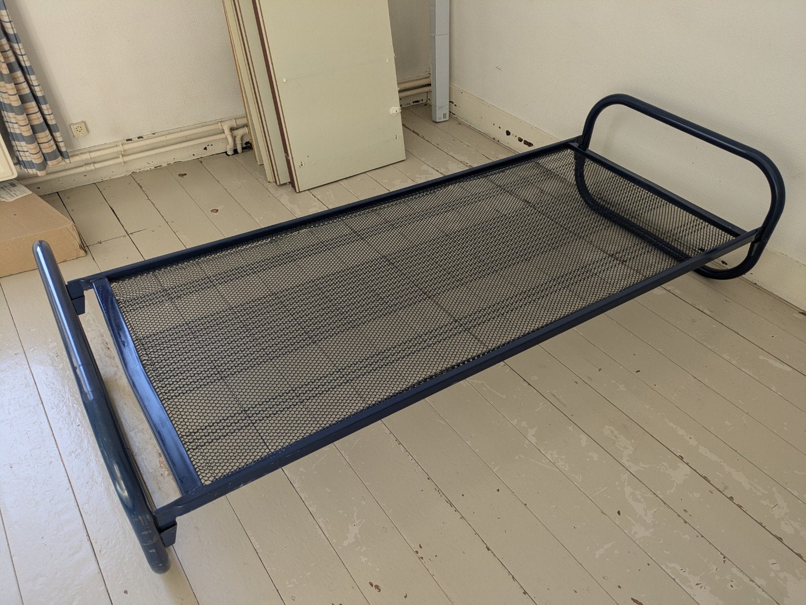 lit une personne, Une personne, Utilisé, 200 cm, Bleu