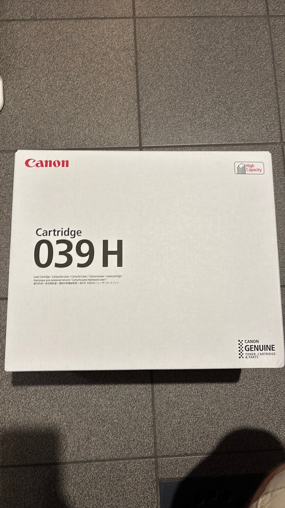 Canon 039H tonen/cardrighe, Ophalen of Verzenden, Nieuw, Cartridge