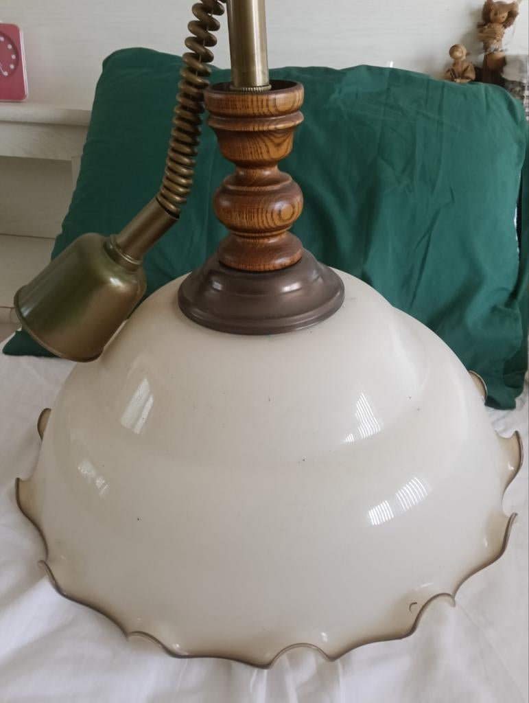 2 bijna identieke lusters, Ophalen, Gebruikt, Glas