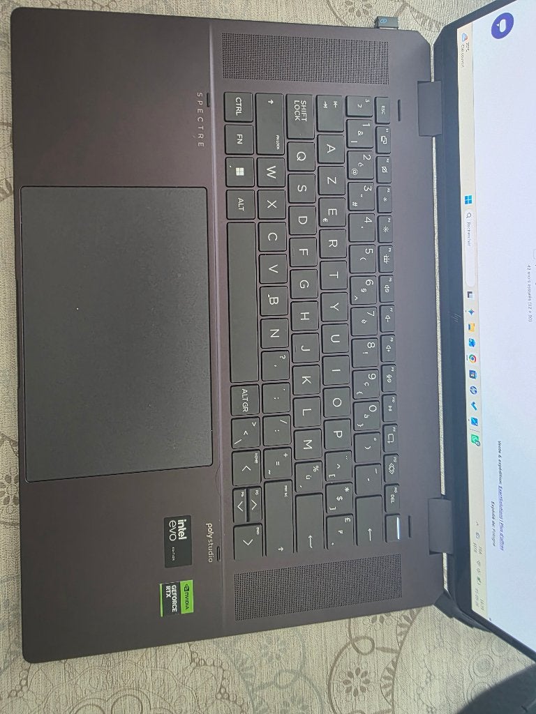 Hp spectre 360 16 rtx4050, Hp, Intel Core Ultra 7 155H, 16 cœurs / 22 threads, Avec écran tactile, 16 pouces