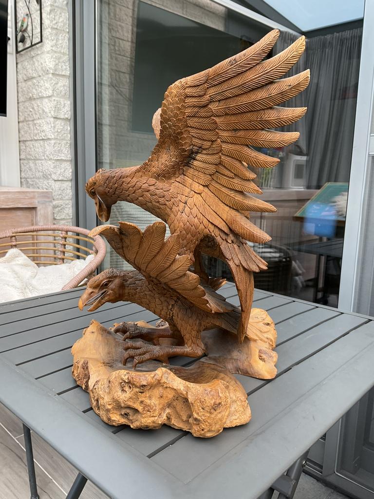 Uniek houtsnijwerk, Antiek en Kunst, Ophalen, Hout, Houtsnijwerk
