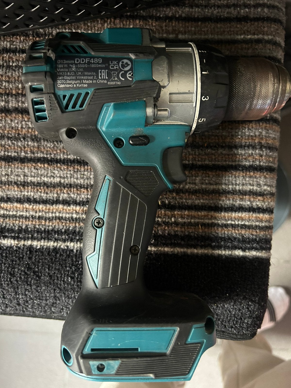 Makita boor/schroefmachine + batterij, Ophalen, Gebruikt, 600 watt of meer