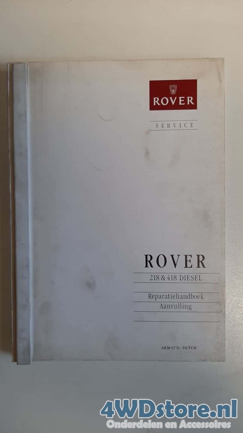 Rover 218 en 418 Diesel Reparatie Handboek, Ophalen of Verzenden