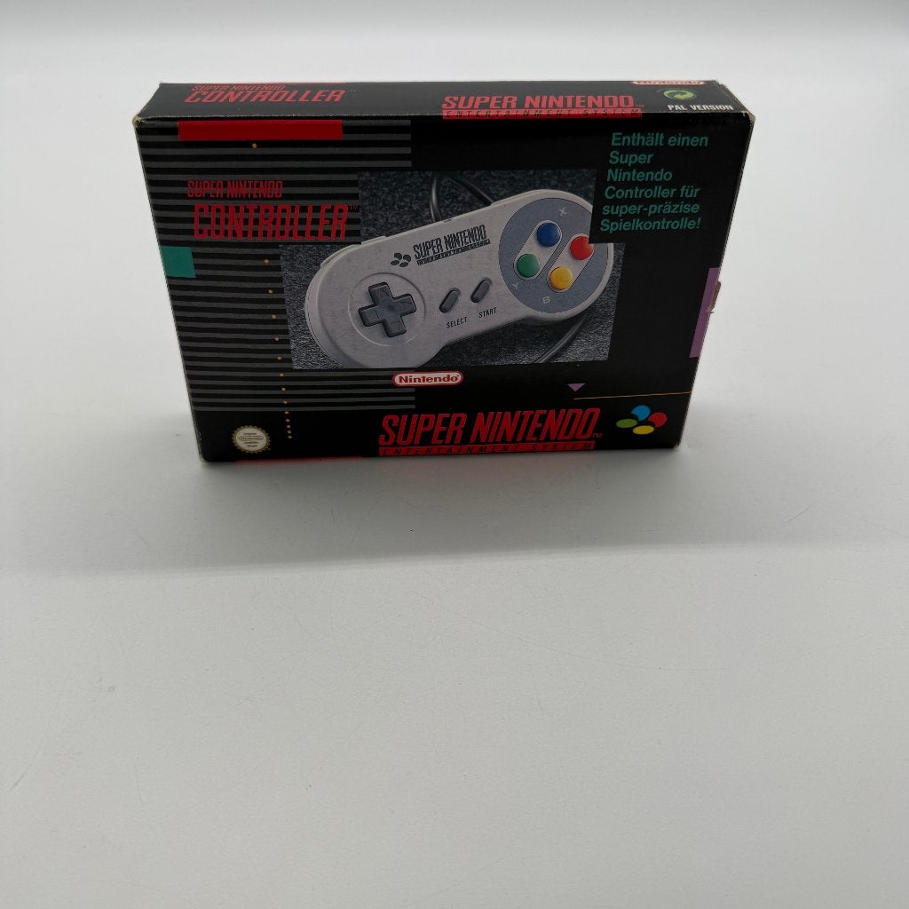 Super Nintendo Controller - met originele doos (Duitstalig), Games en Spelcomputers, Spelcomputers | Nintendo Super NES, Ophalen of Verzenden