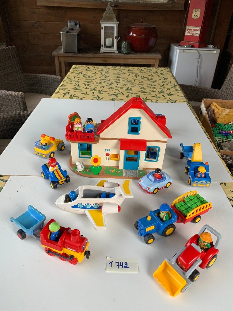 PLAYMOBIL T742: SUPERLOT PLAYMOBIL 1-2-3, Enlèvement ou Envoi, 1.2.3, Comme neuf, Figurines