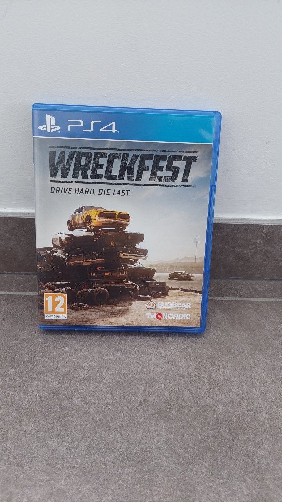 Wreckfest PS4, Games en Spelcomputers, Ophalen, 1 speler, Racen en Vliegen, Zo goed als nieuw