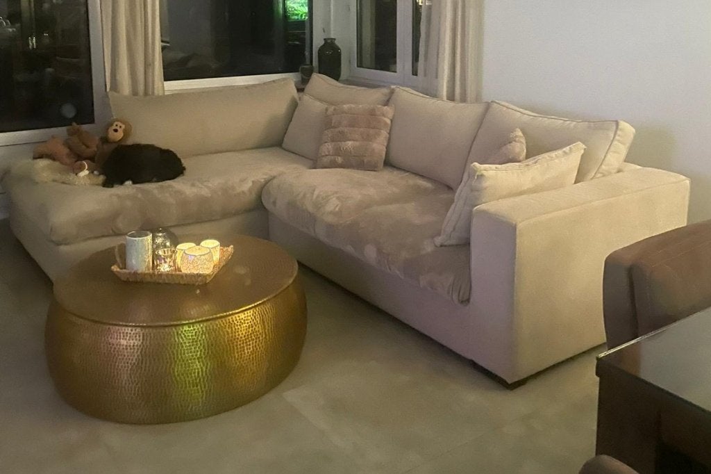 Zetel longchaise, 75 à 100 cm, 250 à 300 cm, Quatre personnes ou plus, Modern / landelijk