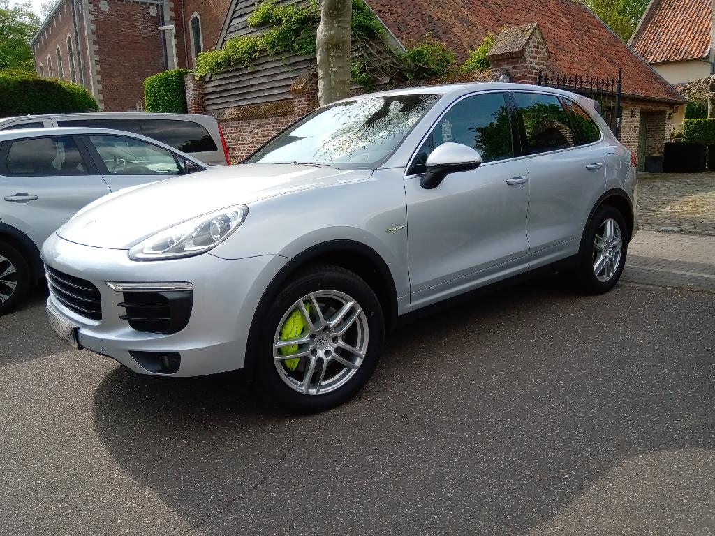 porsche cayenne S e-hybrid showroomstaat!, Cuir, Achat, Euro 6, Noir