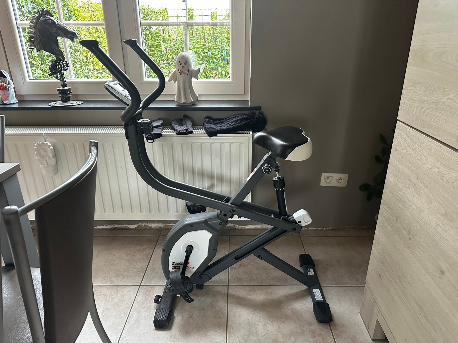 Opplooibare hometrainer, Sport en Fitness, Ophalen, Gebruikt