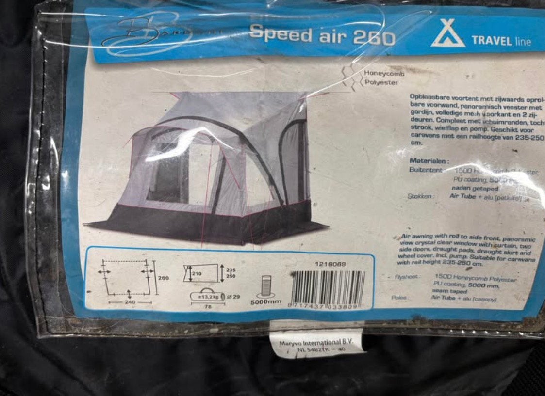 Bardani speed air, Ophalen, Zo goed als nieuw