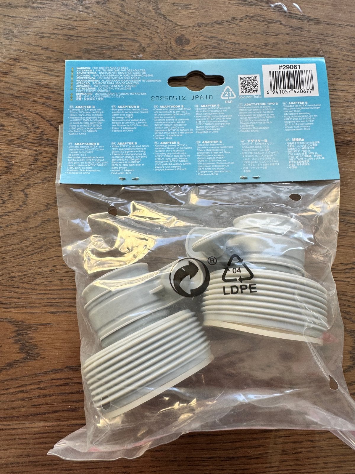 Raccords de piscine Intex, Enlèvement, Comme neuf