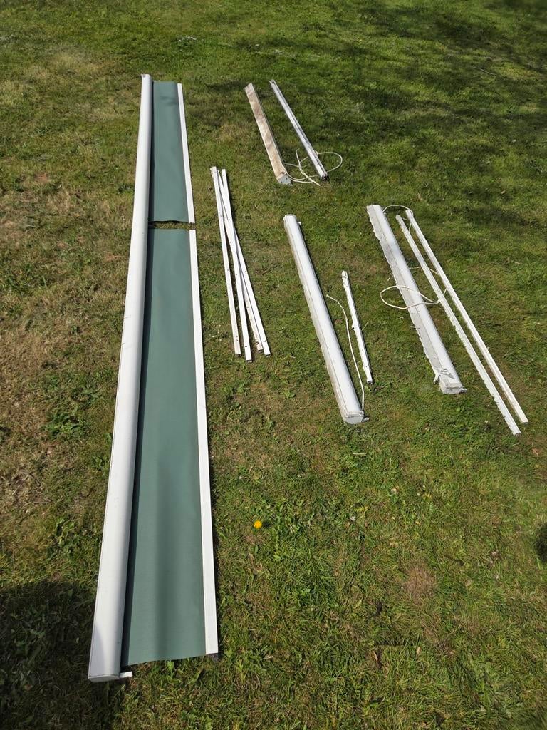 Zonwering screens + luifel, Ophalen
