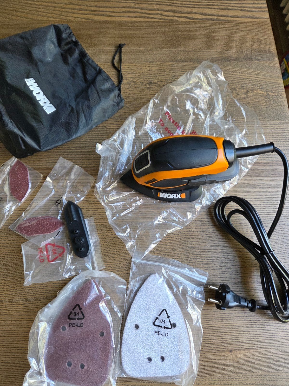 Ponceuse WORX Delta mutifonction 65W, Doe-het-zelf en Bouw, Ophalen, Nieuw, Minder dan 600 watt