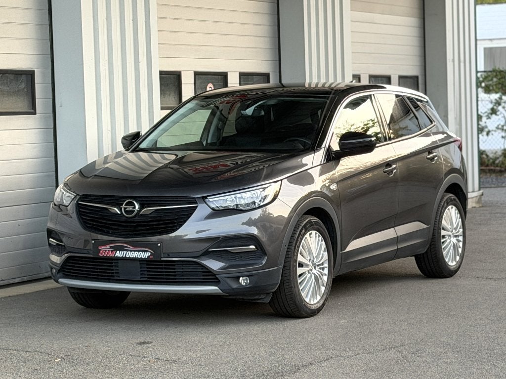 Opel Grandland X 1.2/Benzine/Automaat/Led/Camera/Airco, Auto's, 1199 cc, Zwart, 5 zetels, 3 cilinders