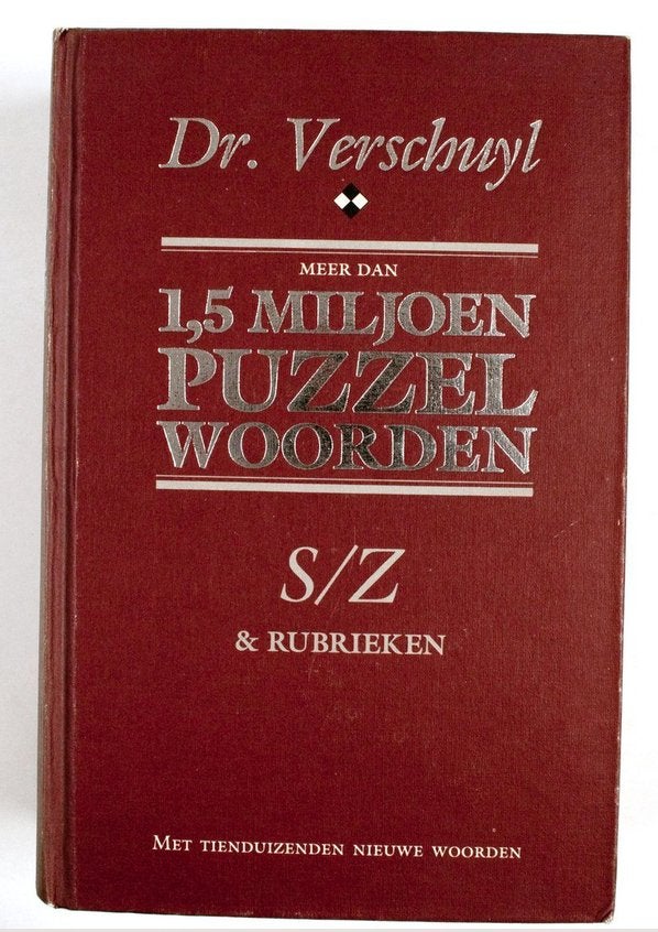 woordenboek ed. AnkhHermes 1,5 miljoen/kruiswoordraadsel, Gelezen, Ophalen of Verzenden, Dr. Verschuyl, Overige uitgevers