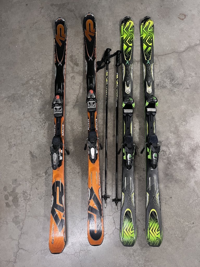 2 paar ski's, 160 tot 180 cm, Gebruikt, Ophalen, Overige merken