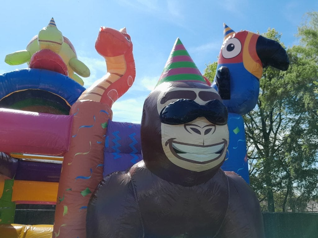 Feestbeest springkasteel te huur, Ophalen