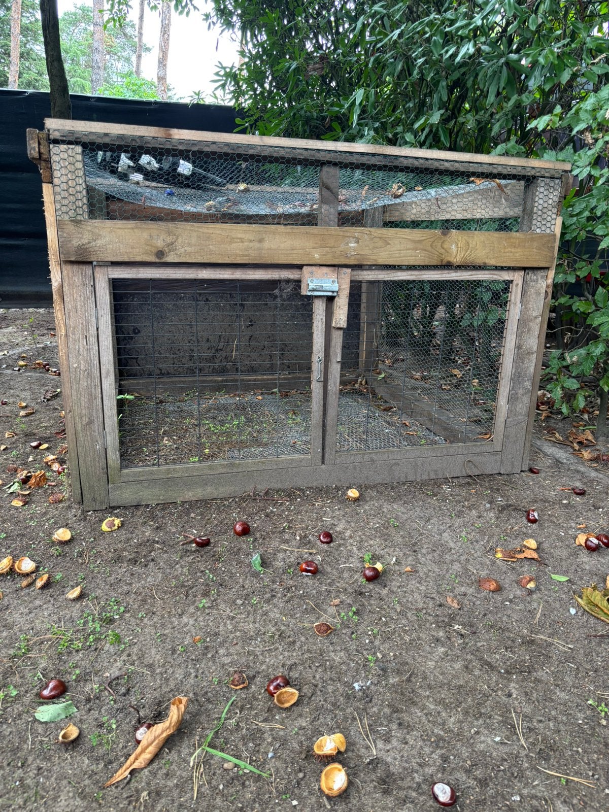 buitenhokje/ren voor konijnen/cavia/kuikens, Enlèvement, Comme neuf
