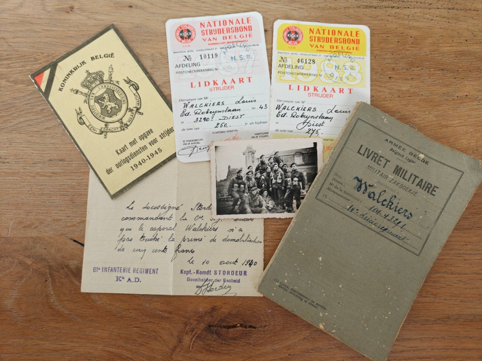 ABBL - Livret militaire - 14, 64, 16 Regt. de ligne, Collections, Enlèvement ou Envoi