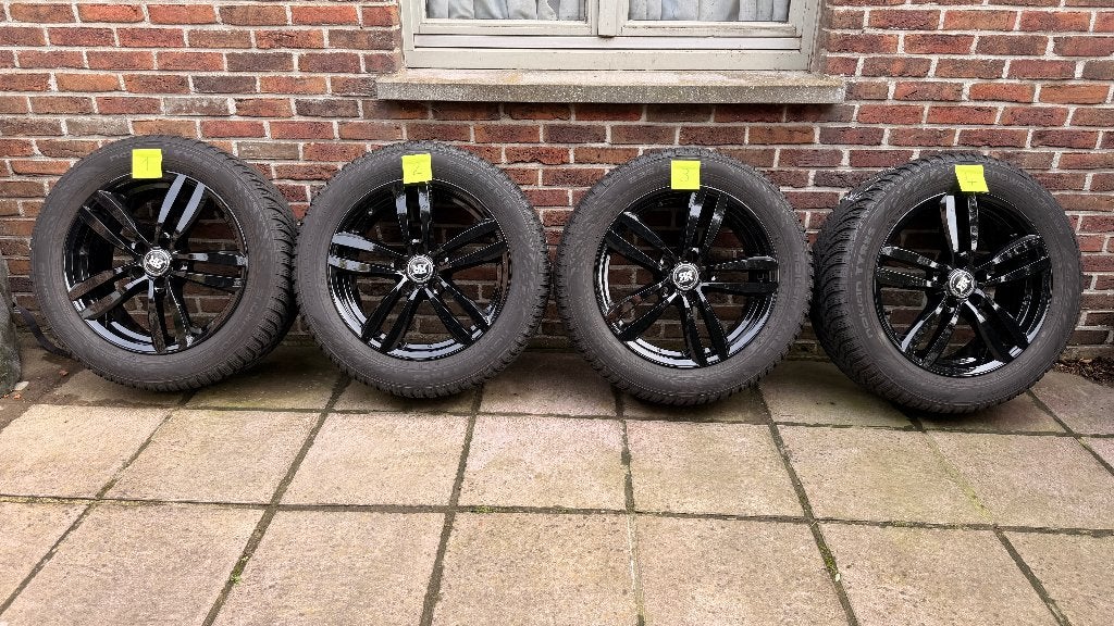 Aluvelgen met Winterbanden 18 inch, Auto-onderdelen, Ophalen, 18 inch, Gebruikt, Banden en Velgen