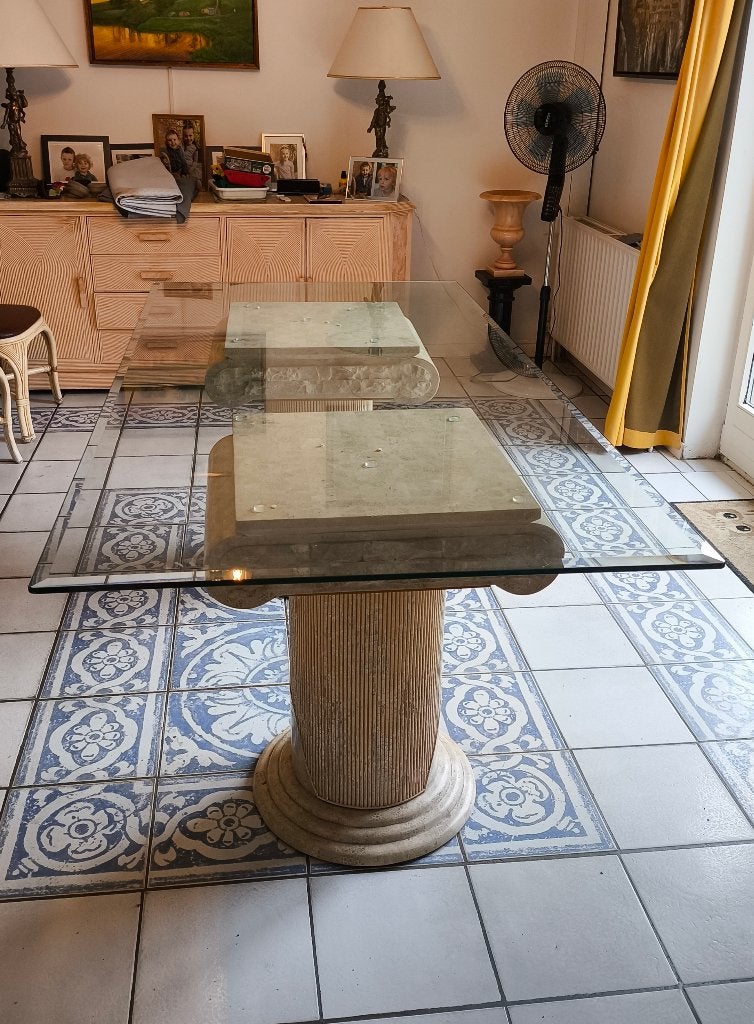 Eetkamertafel, Ophalen, Gebruikt, 200 cm of meer, 50 tot 100 cm