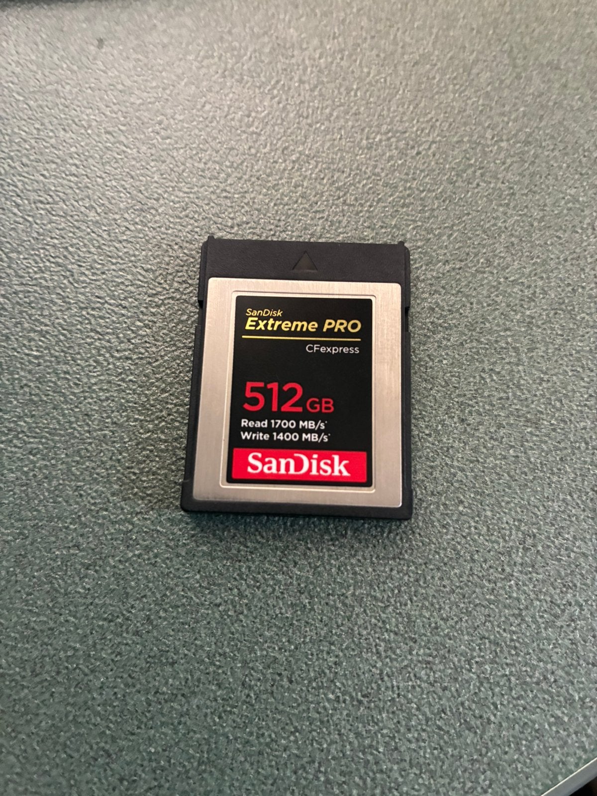 SanDisk Extreme Pro 512GB CFexpress Type-B, TV, Hi-fi & Vidéo, Photo | Cartes mémoire, Enlèvement ou Envoi, Comme neuf, Autres types