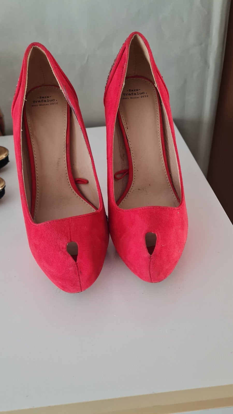 Escarpins Zara Trafaluc rose fuchsia strass T37 14cm, Zara Women, Enlèvement, Rose, Escarpins