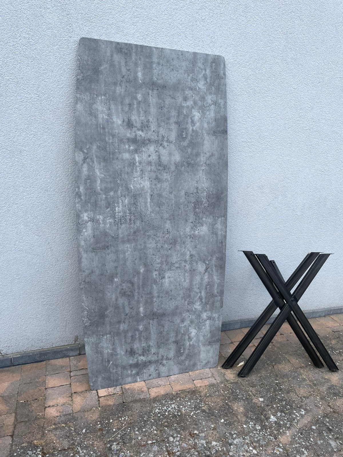 Anli style eetkamertafel 190 ovaal blad, Huis en Inrichting, Tafels | Eettafels, Zo goed als nieuw, Vijf personen of meer, Ovaal