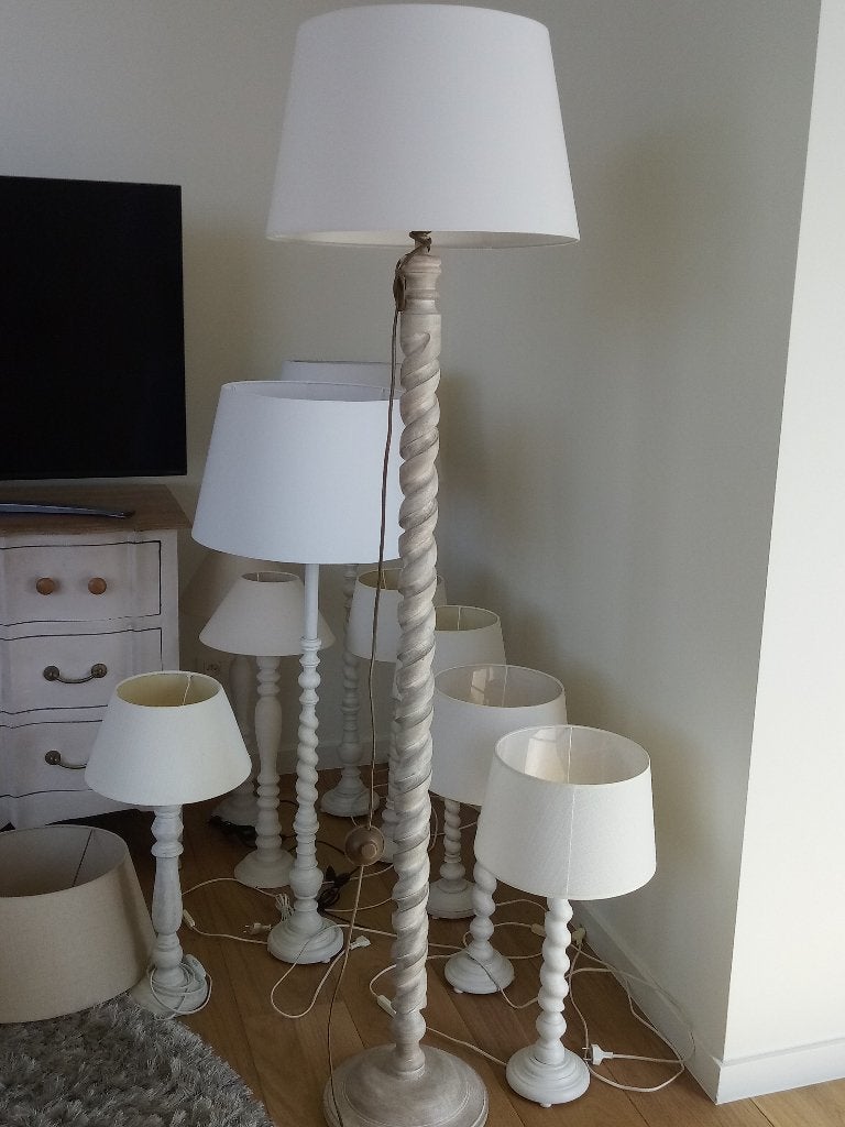 staanlampen met kap te koop per stuk vanaf 40 euro, Ophalen, Gebruikt, Stof, 75 cm of meer