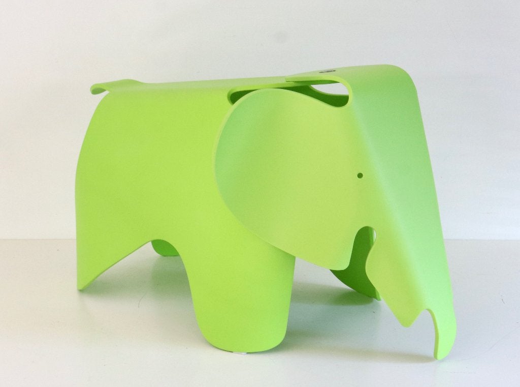 Eames Elephant - Dark lime - Vitra, Marqué, Objet, Vert, Plastique