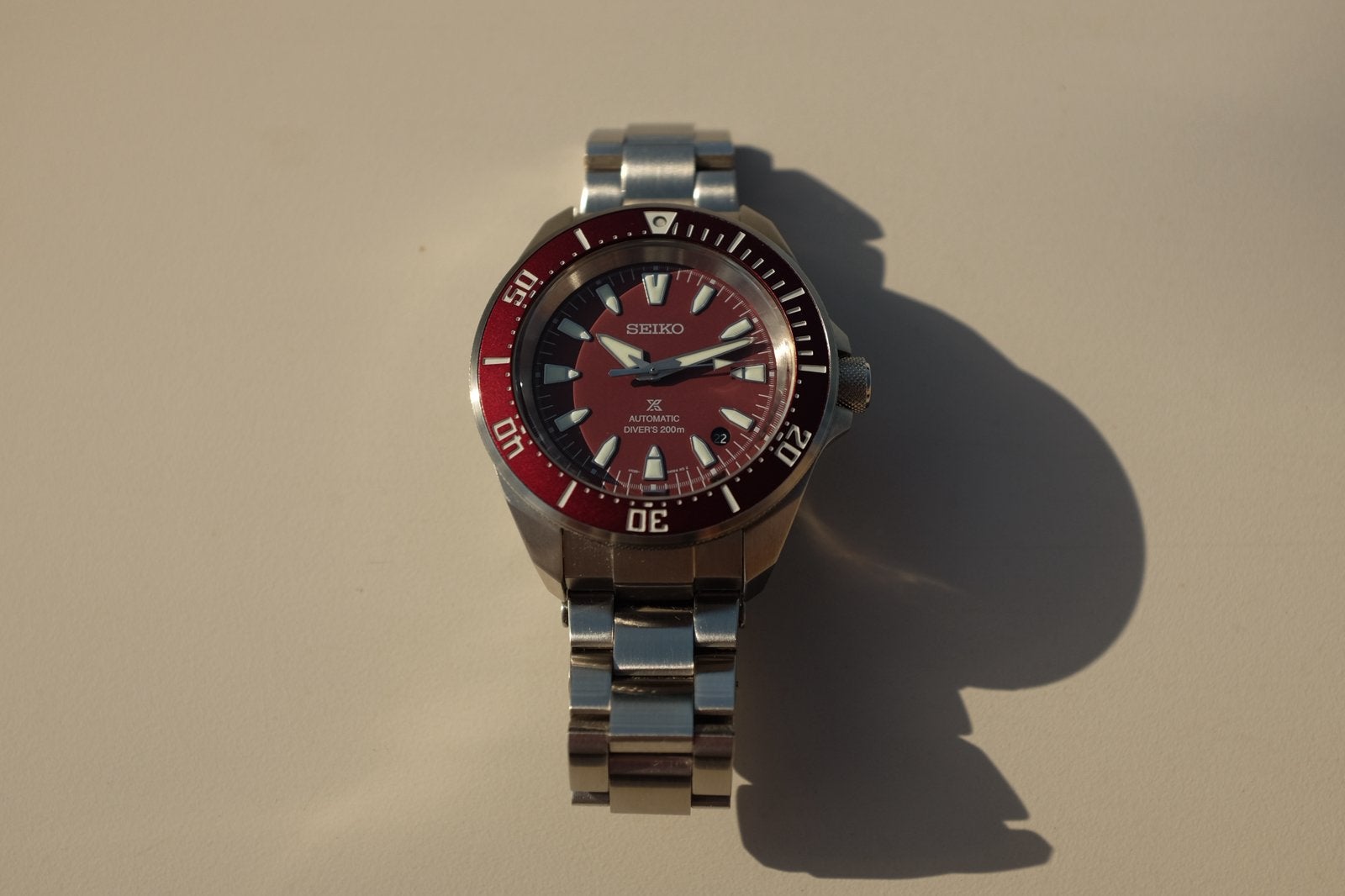 Seiko Prospex Samurai comme neuf garantie complet, Montre-bracelet, Seiko, Enlèvement, Acier