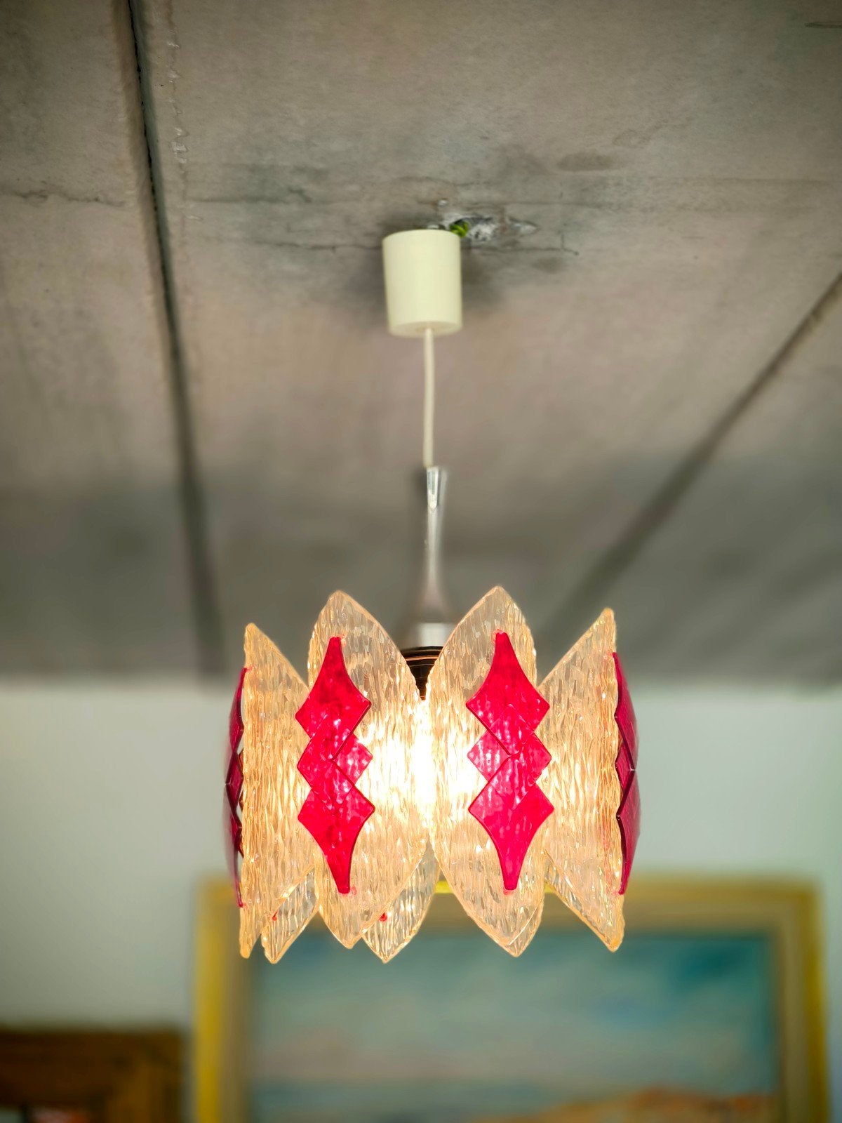 Lampe suspendue Marbach Leuchten , année 1960, Enlèvement ou Envoi, Utilisé